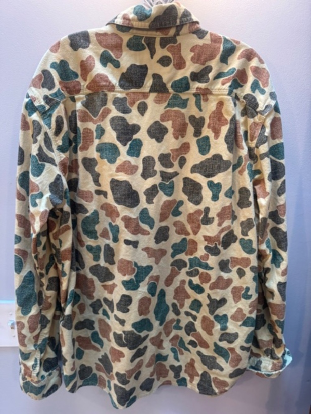 Men's Carhartt Duck Camo, Lightweight Flannel, Large - Picture 2 of 7